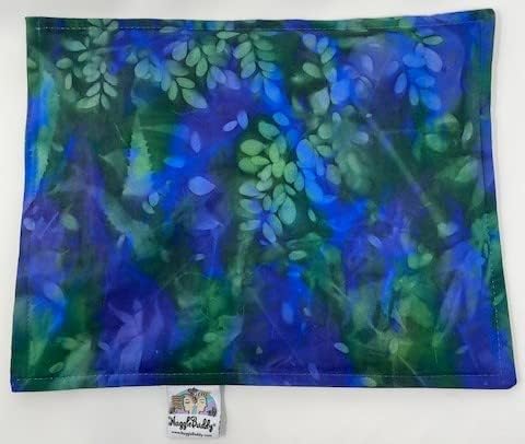 'NUGGLEBUDDY New! Microwavable Moist Heat & Aromatherapy Organic Rice Pack for Microwave Gorgeous Nightfall Batik! Infused with Sweet Lavender Aromatherapy! Wonderful Gift Idea!