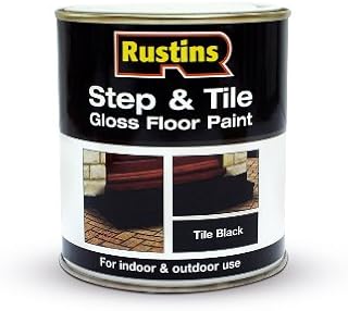 Rustins STBL250 250ml Step and Tile Paint - Black