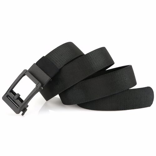 Mens Stretch Ratchet Belt 1.37" Wide Nylon Webbing Elastic Golf Jeans Belts for Men3