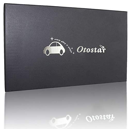 Otostar 7 Row Pure Handmade Waterproof Bling Bling Rhinestones Stainless Steel Metal License Plate Frame With 2 Holes With Matching Screws Caps (Hotpink) #TOP4