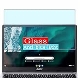 VacFun Filtro Luz Azul Vidrio Templado Protector de Pantalla, compatible con Acer Chromebook 315 CB315-4HT 15.6" Laptop Visible Area Screen Protector Película Protectora