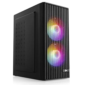 Gaming PC mit Windows 11 Pro | AMD Ryzen 5 5500 6X 3.6 GHz | RTX 5050 | 500 GB M.2 NVMe | 16 GB DDR4 RAM | Computer für Zocker, Gamer Desktop Rechner zum Spielen | A16001