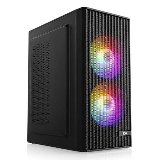 Gaming PC mit Windows 11 Pro | AMD Ryzen 5 5500 6X 3.6 GHz | RTX 5050 | 500 GB M.2 NVMe | 16 GB DDR4 RAM | Computer für Zocker, Gamer Desktop Rechner zum Spielen | A16001