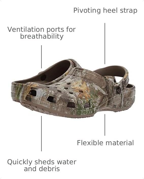Image of Crocs Unisex Adult Classic Realtree Clog