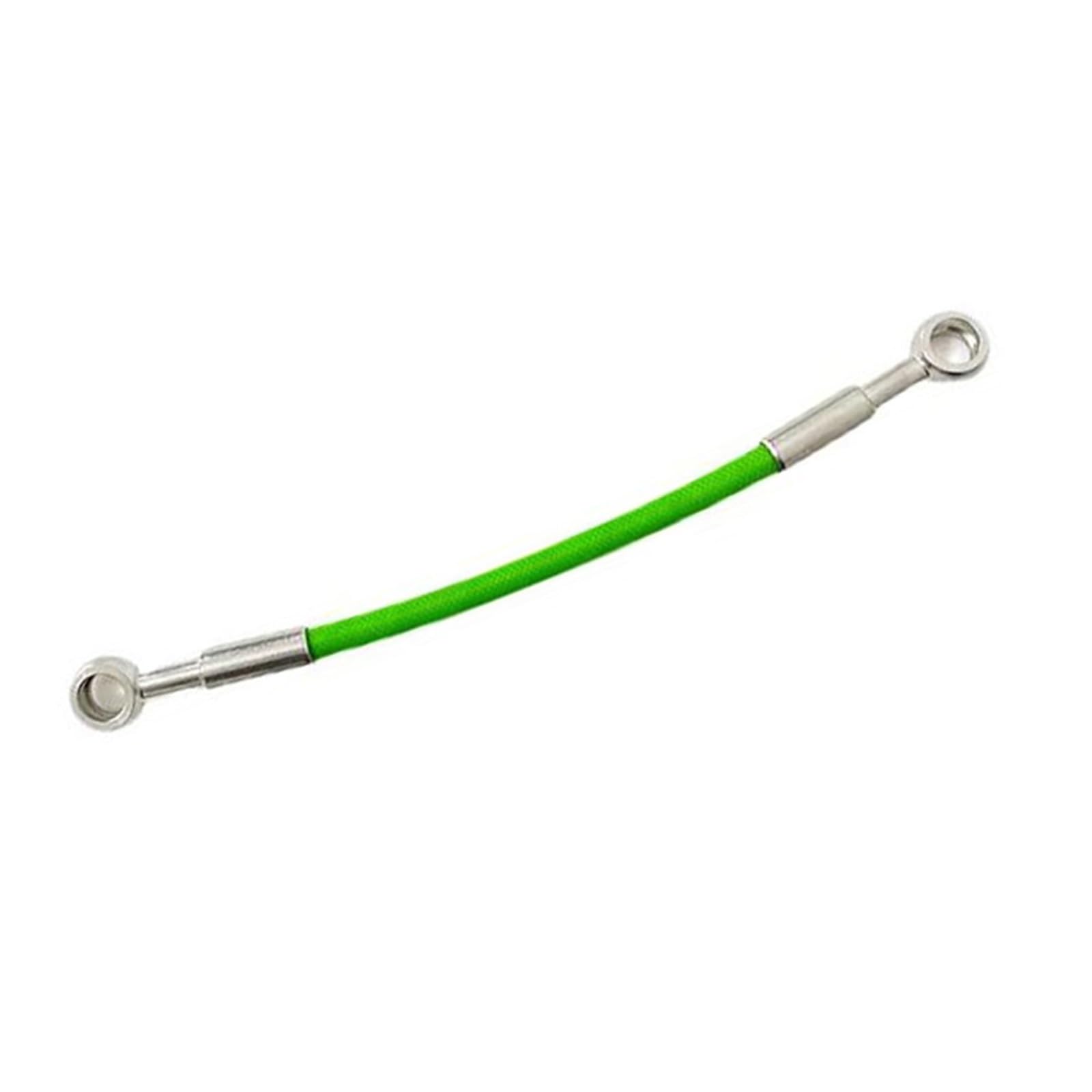 Motorcycle Brake Clutch Line Motorcycle Accessories M10 Banjo Hydraulic Brake Line Braided Cable Oil Hose 10cm-500cm 0°-0°(130CM)