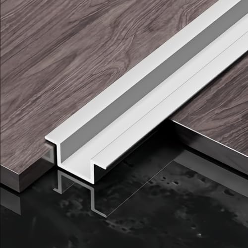 NuoNxuo �t���A ���؂�� �A���~ �ڒn�� �W���C���g�J�o�[ ��13mm?25mm �t���[�����O�E�^�C���E�J�[�y�b�g�p �G�b�W���O�g�����J�o�[ ���h�~ ���C�h�~ �ό� �ǁE���p �d�グ���[���y����150cm 2�{�Z�b�g�z(C,7*8mm)