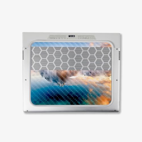 Image of MightySkins Carbon Fiber Skin Compatible with Alienware X14 R2 (2023) Full Wrap Kit - ICY Lake | Protective, Durable Textured Carbon Fiber Finish | Easy to Apply & Change Styles | Made in The USA