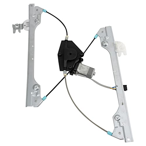 Image of TRQ Front Driver Side Power Window Motor and Regulator Assembly One Touch Anti Pinch Compatible with 2008-2013 Nissan Altima CL32 2 Door Coupe