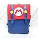 NA SUPER MARIO PROFILE DATA Mochila de juego Mochila de cuero sintético ideal mochila versátil de almacenamiento para viajes escolares al aire libre 04