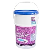 Shock Me Pools 3 Inch Chlorine Tablets for Pools, 50 lb Pool Chlorine Tabs, 99% Trichlor, 90% Available Chlorine, Slow Dissolving Stabilized Chlorine Tablets for Swimming Pools, Floaters