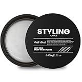 Selthoo Pomade For Men, Natural Smooth Low Shine Hair Pomade For Men, All Day Easy Styling Hair Pomade, Easy To Wash Mens Hair Putty, Matte Wax That Instantly Enhances The Texture(3.52oz)