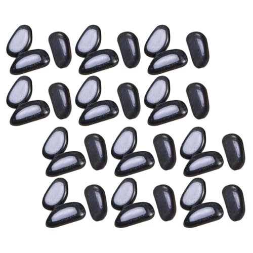 Homoyoyo Piedras Decorativas Negras para Jardinería y Acuarios Guijarros Naturales Redondos de 2-4 CM 2 Kg Ideales para Paisajismo Exterior Macetas Fuentes y Estanques