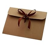 Tamaño: 17.3 x 12.5 cm cosanter 100 x Papel Kraft Sobres 17.3 x 12.5 cm Sobres Sobres para Boda Fiesta de cumpleaños Regalo Oferta Marrón