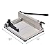 Giantex 12'' Guillotine Paper Cutter, Heavy Duty A4 Trimmer Machine with Commercial Metal Base and 400 Sheet Large Capacity for Home and Office, Paper Trimmer