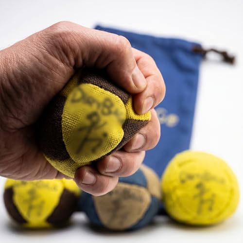 image for OAZKXCN Hacky Bag Set with Pouch, Handmade Footbag Sack, Foot Bag Croc