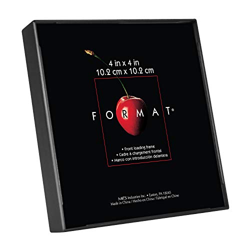 Mcs Format Frame, Black, 4 X 4 In, 12 Pk #TOP1