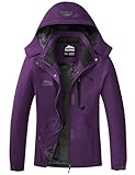 ELLSWOS Womens Winter Coats Waterproof Ski Jacket Warm Snow Jackets Windproof...