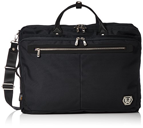 NAUTIVE NTBA-20 Fasten-NTBA 3-Way Business Backpack, 1260 Denier, Cordura Ballistic Nylon, Traditional Japanese Color, Japanese Style Design for Urban Use, Black