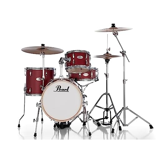 Pearl Midtown 4-Pc. Complete with Hardware, Matte Red, (MT564/C747)