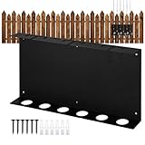 Generisch Soporte para caña de pescar de hielo, soporte vertical de pared de 6 compartimentos, soporte para cañas de pescar, para casa, apartamento, techo, garaje, interior y exterior, para hombres