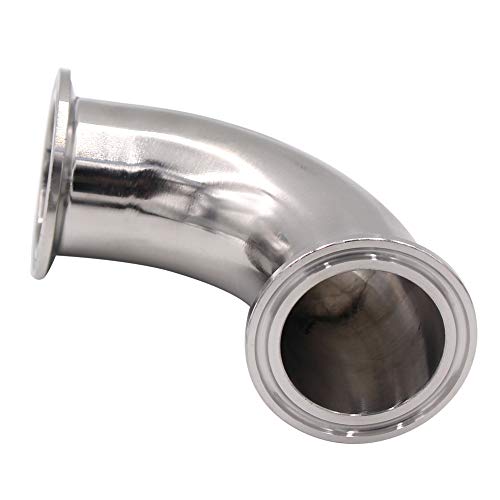 Dernord 1-1/2" Tube Od Elbow 90 Degree Sanitary Pipe Fitting Ss304 Tri Clamp 1.5 Inch #TOP4