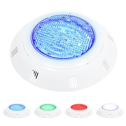 BraveeFly 36 W CA 12 V RGB LED iluminación de piscina subacuática, para piscina subacuática LED con mando a distancia, para acuario piscina