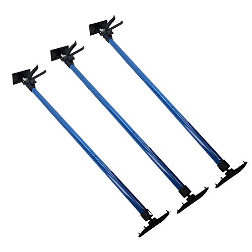 Image of 3 x Telescopic Extendable Prop Drywall Plaster Board Support Holder 1.15m – 2.9m