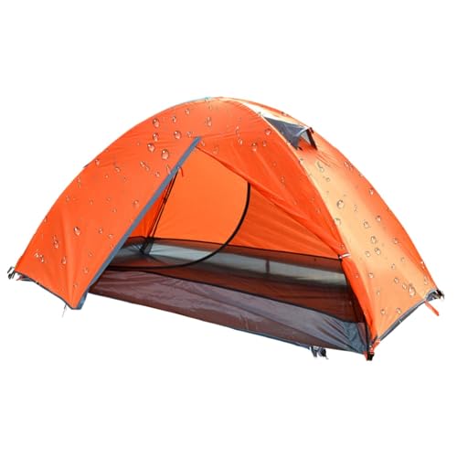 Tenda a 2 persone, tenda con zaino in spalla di riposo alpinismo