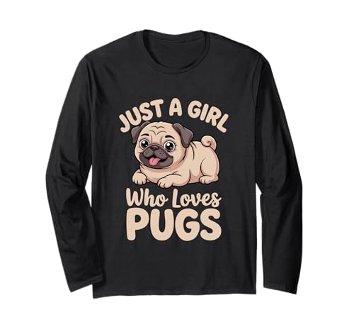 ���킢���p�O����D���ȏ��̎q Cute Just a Girl Who Loves Pugs ����T�V���c