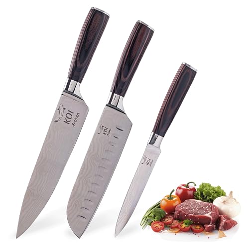 KOI ARTISAN Professional Knife Set - Stainless...
