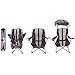 Kelsyus Original Foldable Canopy Chair for Camping, Tailgates, and Outdoor Events, Grey/Red