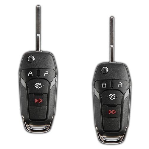 Télécommande de voiture Ford Fusion N5F-A08TAA clé de rechange 4 boutons pack de 2 pièces