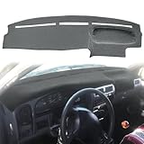 Dash Cover Mat Custom Fit for 1994-1997 Nissan Hardbody D21 Pickup Truck / 1994 1995 Pathfinder, Dashboard Cover Pad Carpet Protector F137 (Dark Gray)