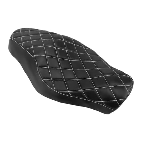 Asientos de sofá para motocicleta Sportster con acabado negro premium 4
