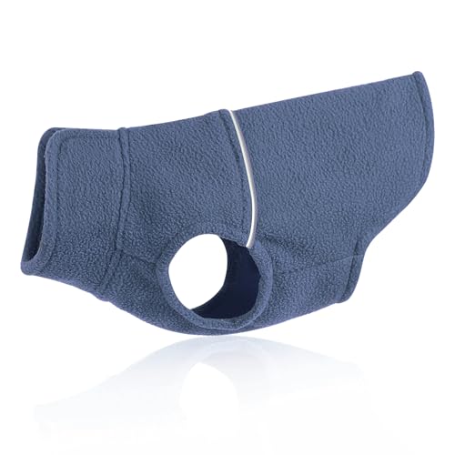 Image of Dog Clothes for Small Dogs Fleece Vest Dog Sweater Boy Girl, Warm Pullover Fleece Doggie Jacket, Winter Pet Ourfit Chihuahua Sweater - Yorkie Clothes (Light Blue, X-Small)