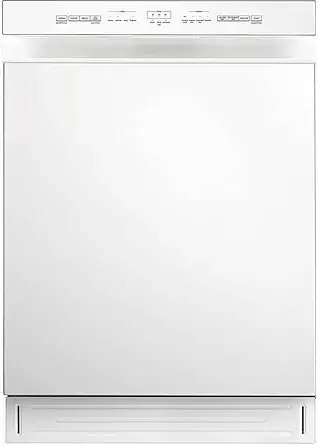 Midea MDF24P1BWW 52 dBA White Front Control Hybrid Tub Dishwasher