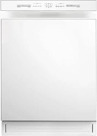 Midea MDF24P1BWW 52 dBA Front Control Hybrid Tub Dishwasher