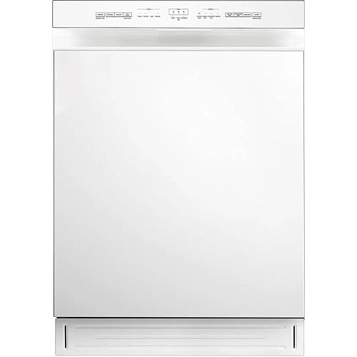 Midea MDF24P1BWW 52 dBA White Front Control Hybrid Tub Dishwasher