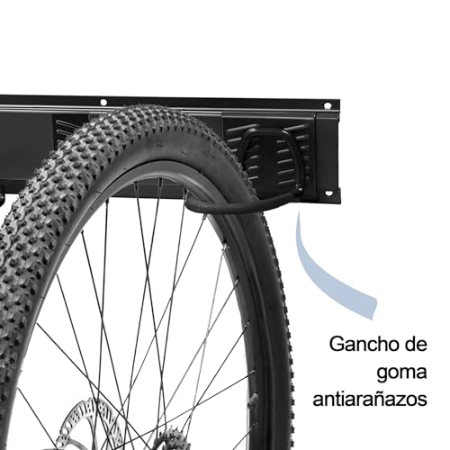 Soporte de pared para bicicleta