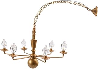 Dollhouse Ceiling Light Dollhouse Chandelier Miniature Ceiling Lamp Mini LED Pendant Hanging Light Models for Dollhouse Accessories Decoration Dollhouse Lights