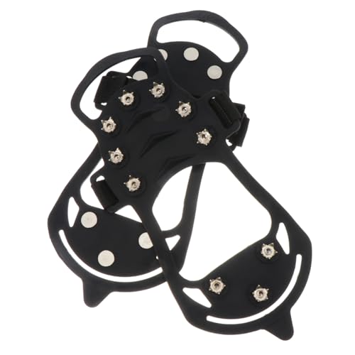OATIPHO Snow Anti Slip Shoe Ice Traction Cleats– Winter Shoe Spikes Snow 10-Studs Crampons for Outdoor Climbing