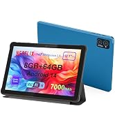 10 inch Android 14 Tablet – Octa‑Core, 8GB RAM 64GB (Expandable to 1TB), 7000mAh Battery, 10.1