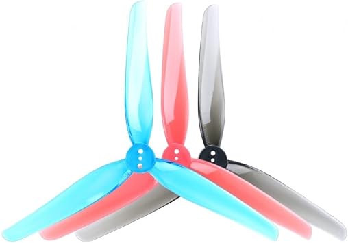 Drone Parts iFlight Naz gul 5030 8PCS/4CW 4CCW Tri-Blade Propeller 5" Durable 3 Blade Propeller 1.5mm Center Hole FPV Racing Drone Motor Replacement for iFlight Naz gul 5030 Color 4CW 4CCW BLUE