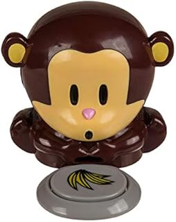 Out of the blue fingernail Dryer: Monkey Design, Brown, 10 x 9 x 9 cm