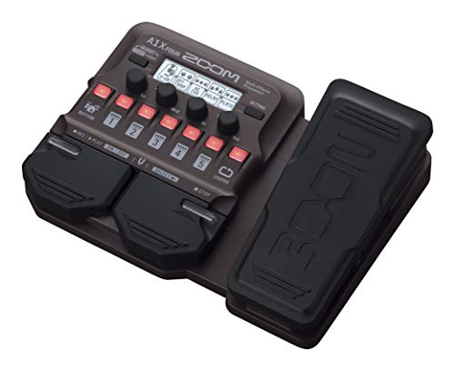 Zoom A1X FOUR Acoustic Instrument Multi-Effects Processor With Expression Pedal, Acoustic Modeling, Looper, Rhythm Section, For Guitar, Saxophone, Trumpet, Violin, Harmonica, And Upright Bass thumb #2