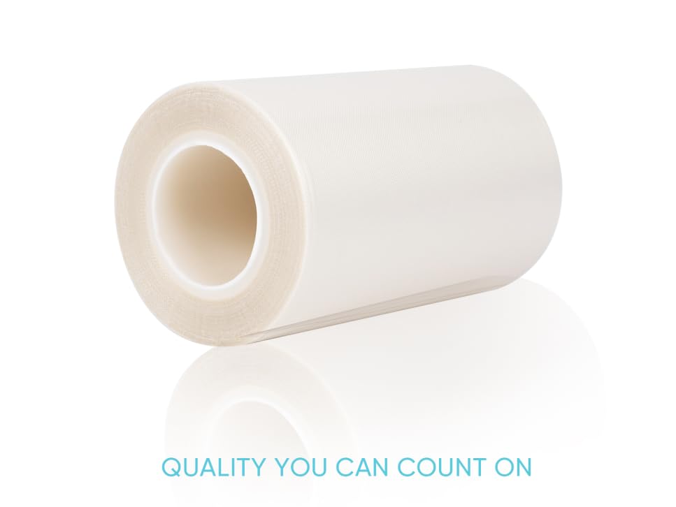 Image of PTFE Coated Fiberglass Telfon Tape,high Temperature Tape;Drying Mechanical Conveyor Belt; Welding Sealing Tape; -196℃ - +300℃ (White, 100mm x 12yards x 0.18mm)