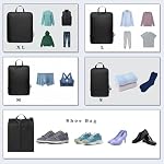 BAGAIL 6 Set Ultralight Compression Packing Cubes Packing Organizer for Travel Accessories Luggage Suitcase Backpack - Image 5