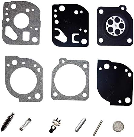 Carburetor Carb Repair Rebuild Kit Compatible with Homelite Simple Start Repairs C1U-H46, C1U-H46A & C1U-H49 Model Series Carburetors Carburetors Replacement for Zama RB-82 and RB82