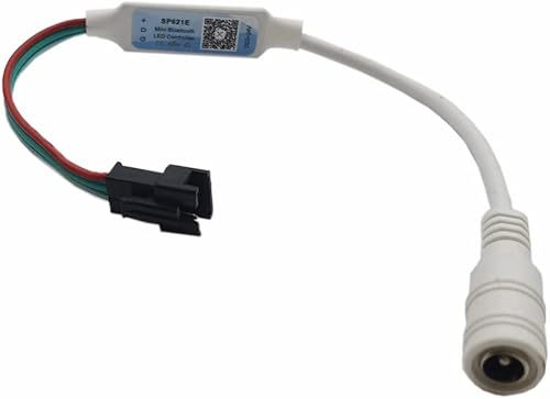 Miniatura 2 de SP621E Mini Bluetooth LED Controlador Smart APP Magic Color Dimmer SPI direccionable IC digital para WS2812B 2811 5050 LED Strip