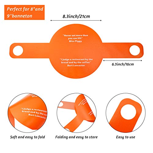 Dongzhur 2 Pieces Silicone Baking Mat For Dutch Oven Bread Baking - Long Handles For Gentler, Safer & Easier Transfer Of Dough - Easy To Clean #TOP2